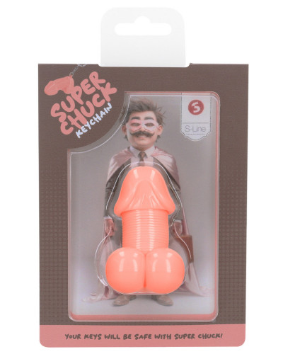Porte-Clés Pénis Super Chuck Rose clair 