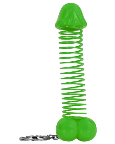 Porte-Clés Pénis Super Steve Vert 