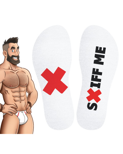 Chaussettes blanches Sniff Me SneakXX 