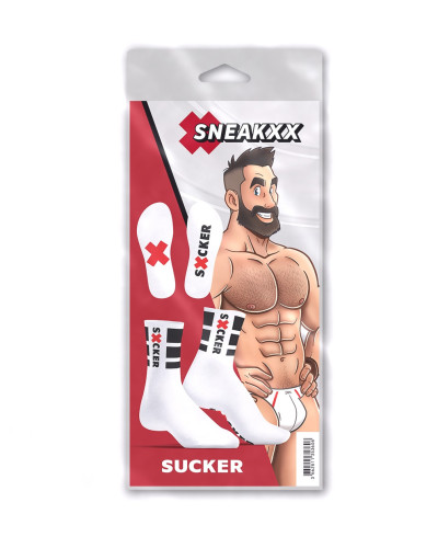 Chaussettes blanches Sucker SneakXX 