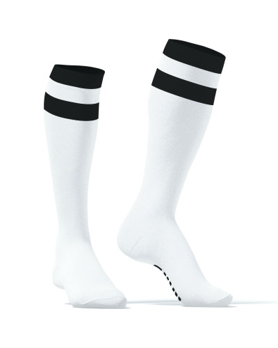 Chaussettes hautes Hard SneakXX Blanc-Noir 