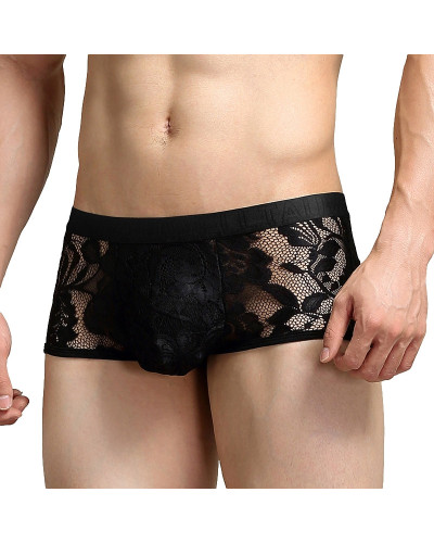 Boxer Dentelle Tauwell Noir 