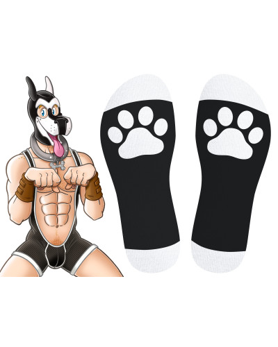 Chaussettes hautes Big Good Boy Noires 