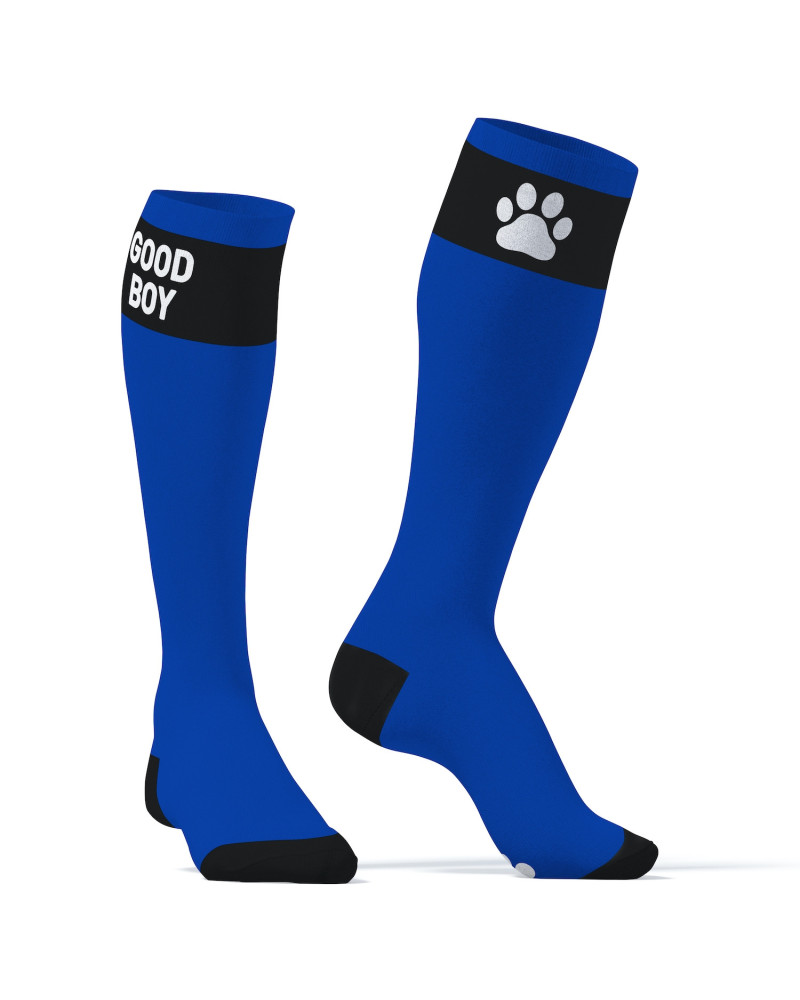 Chaussettes hautes Big Good Boy Bleues 