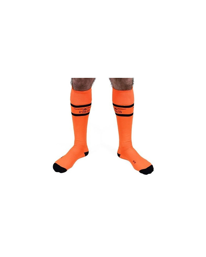 Chaussettes hautes Urban Football Socks Orange Neon 
