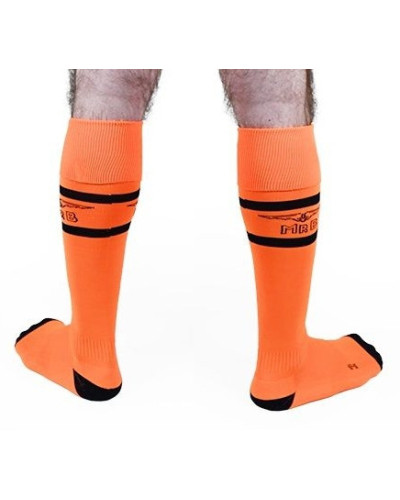 Chaussettes hautes Urban Football Socks Orange Neon 