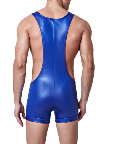 Body effet satiné Jullio Bleu 