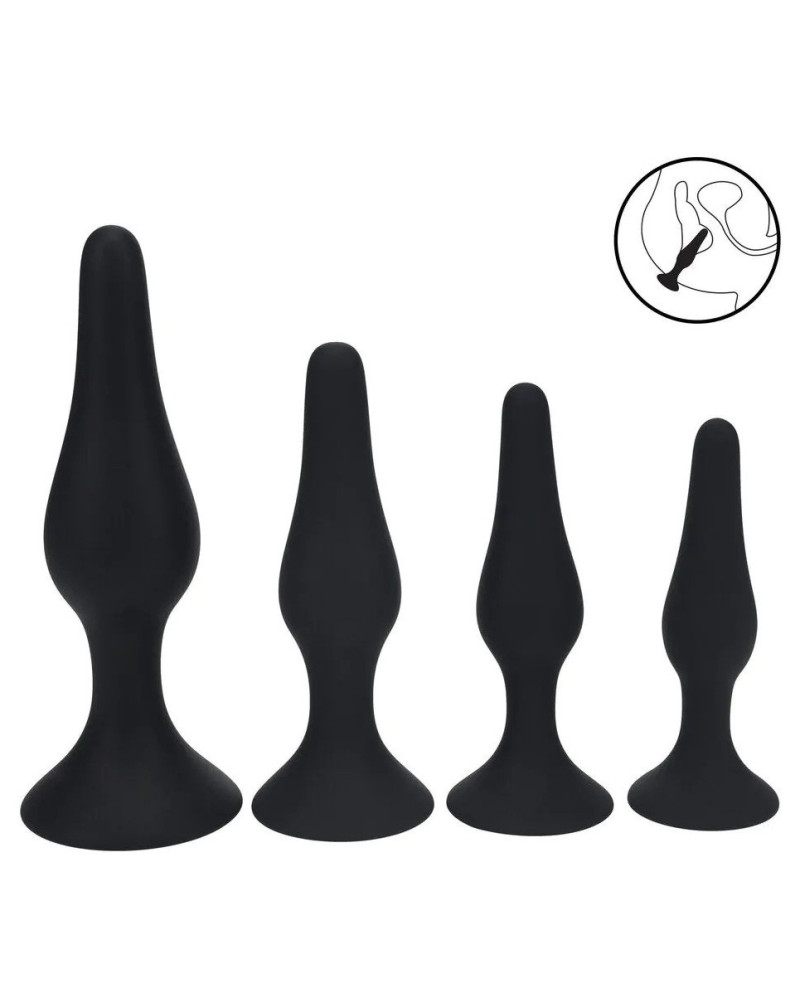 Kit de 4 Plugs Slim Noirs 