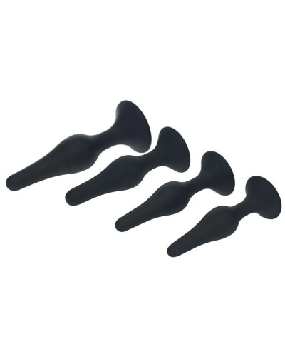 Kit de 4 Plugs Slim Noirs 