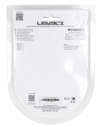 Stimulateur de prostate Rippled S 8 x 2.3cm 