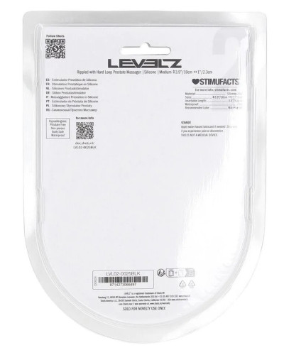 Stimulateur de prostate Rippled M 9 x 2.5cm 