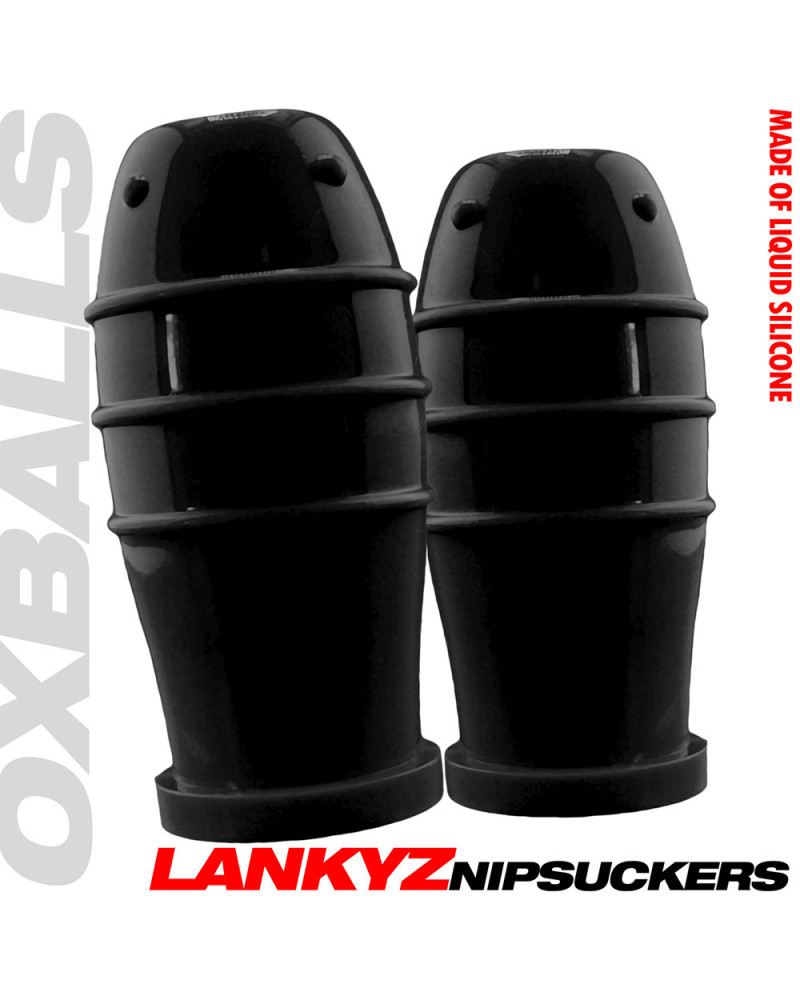 Suce-Tétons Lankyz 20 mm Noirs 