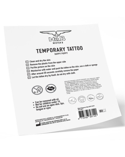 Tatouage éphémère PUPPY 10 x 15cm 