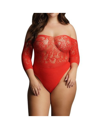 Body CROTCHLESS Rouge 