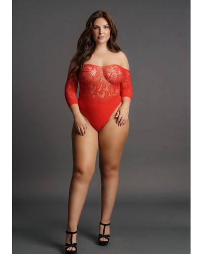Body CROTCHLESS Rouge 
