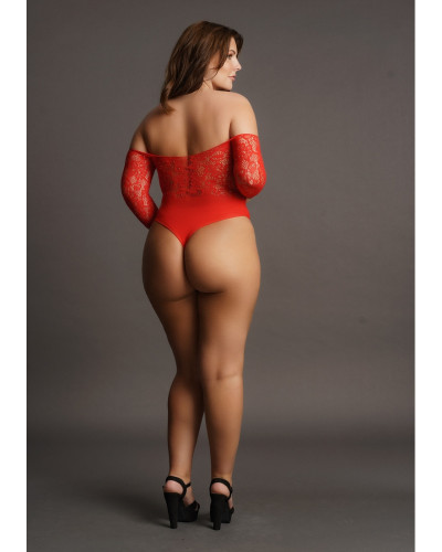 Body CROTCHLESS Rouge 