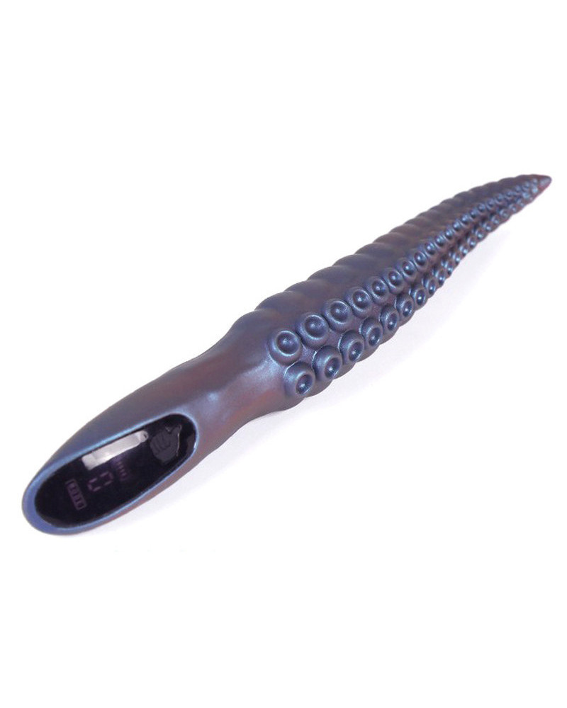 Gode poignée vibrant Chatak 16 x 3.3cm Bleu 
