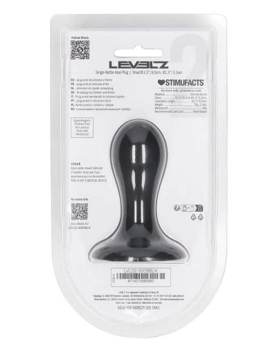 Plug avec Bille Single Rattle 7 x 3.2cm 