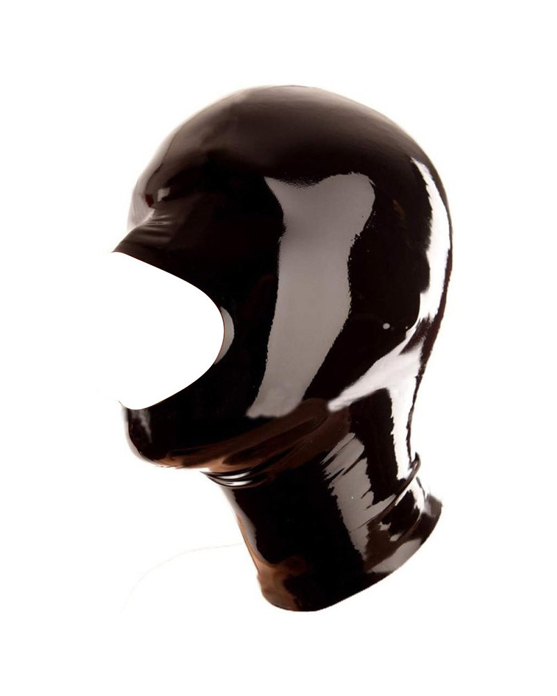 Cagoule en latex Openose Noire 