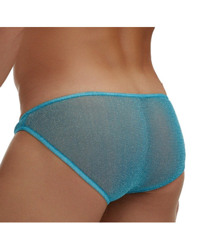 Slip Pailleté Minicut Turquoise 