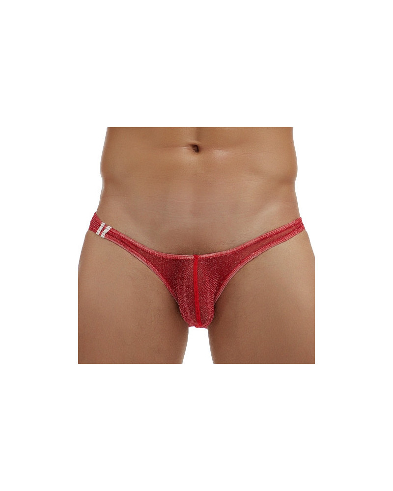 Slip Pailleté Minicut Rouge 