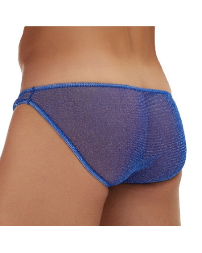 Slip Pailleté Minicut Bleu 