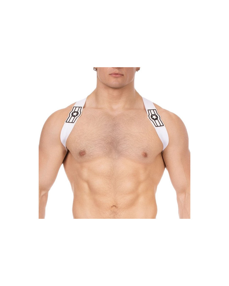 Harnais élastique Everette Blanc 
