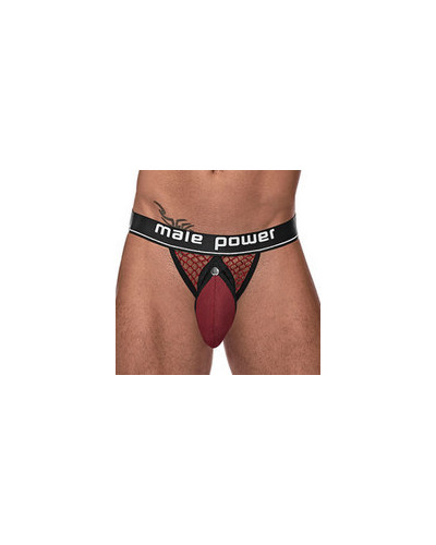 Jockstrap Résille Ring & Jock Bordeaux 