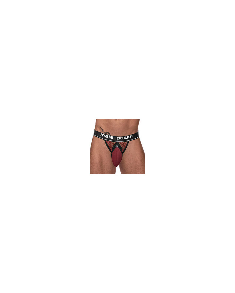 Jockstrap Résille Ring & Jock Bordeaux 
