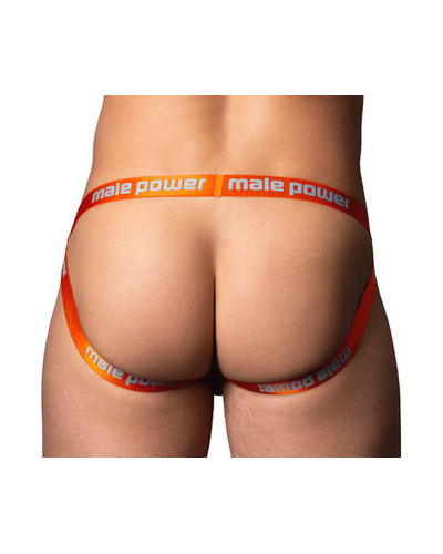 Jockstrap Rib Ring & Jock Gris-Orange 