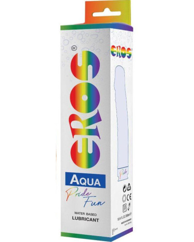 Lubrifiant Eau Eros Pride avec Bouteille gode 300ml 
