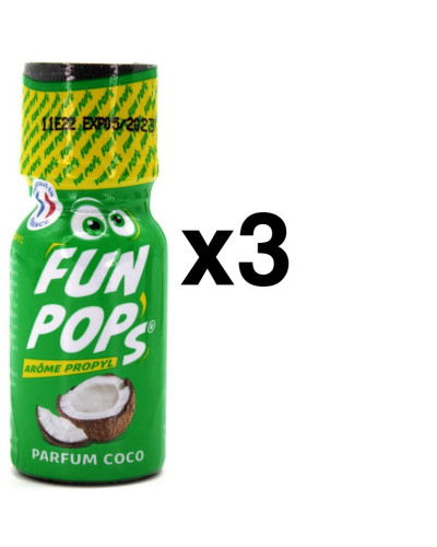 FUN POP'S Propyle Parfum Coco 15ml x3 
