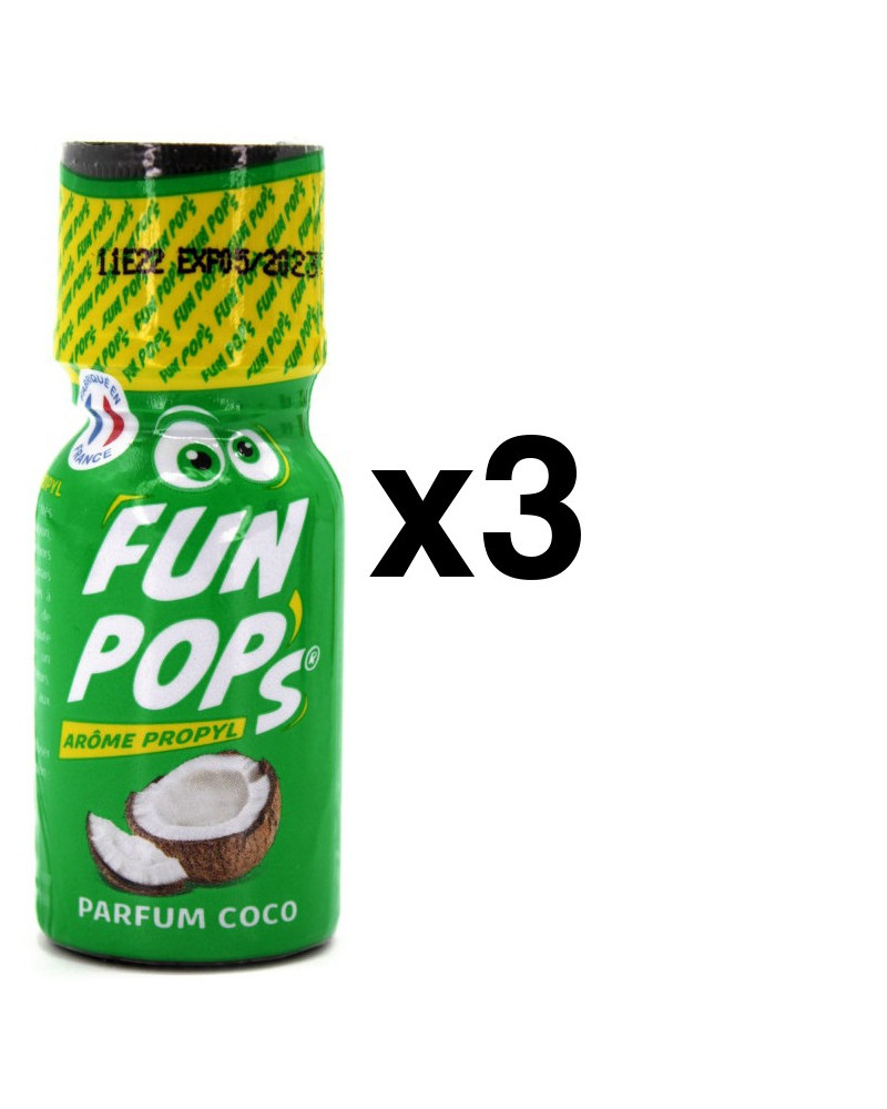 FUN POP'S Propyle Parfum Coco 15ml x3 