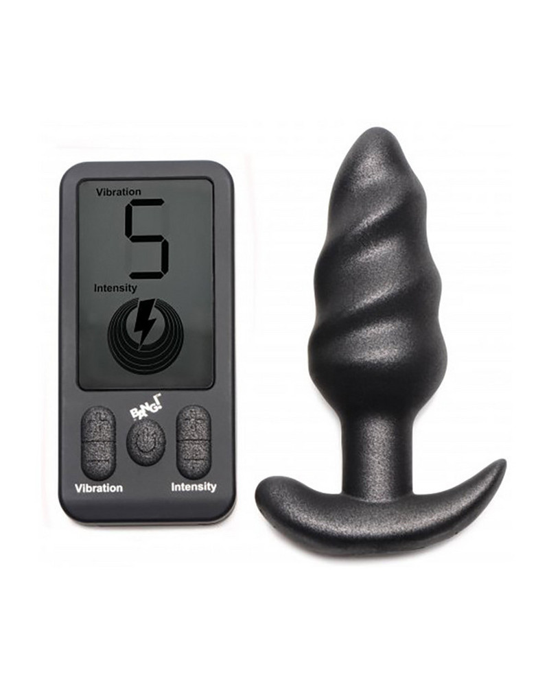 Plug vibrant Swirl Butt 9.5 x 3.6cm 
