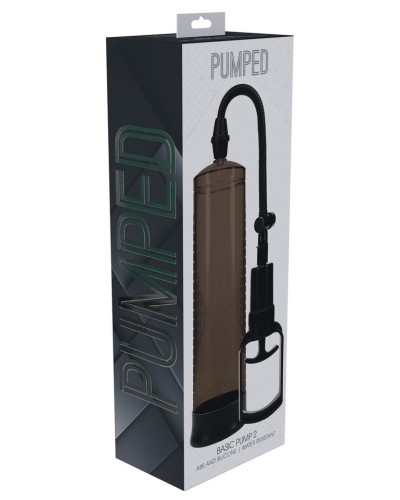 Pompe à pénis Basic Pump 2 - 20 x 5.8 cm Noire 