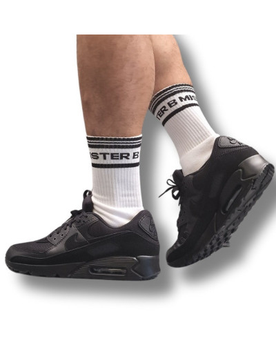 Chaussettes Cum Dump Blanches 