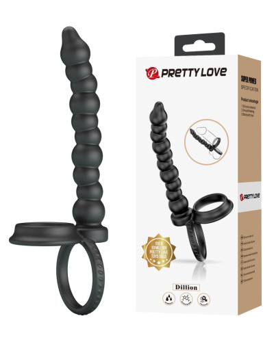 Gode Double pénétration Dillion 13 x 2cm 