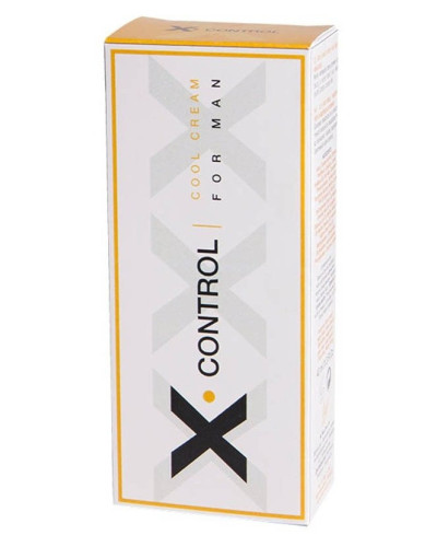 Crème de pénis X Control Menthe 40ml 