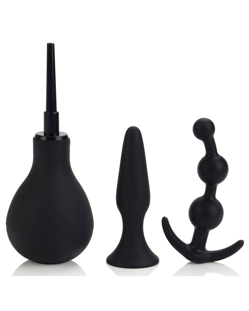Kit Explorer Plairi Anal - Poire de lavement + plugs 