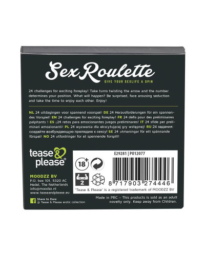 Jeu Sex Roulette Foreplay 