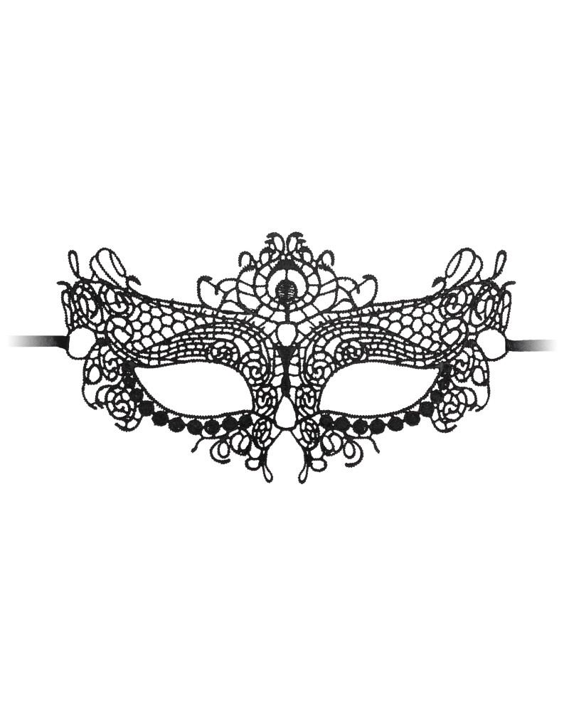Masque Dentelle Queen Lace Noir 
