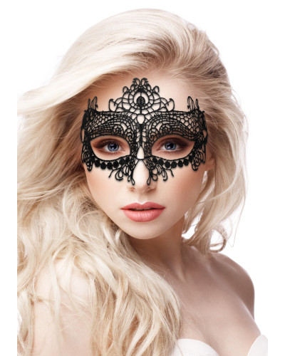 Masque Dentelle Queen Lace Noir 