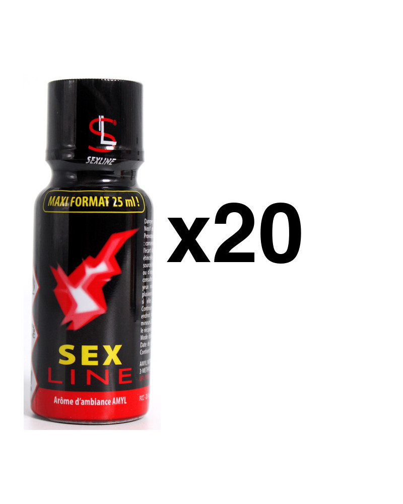 SEXLINE AMYL Rouge 25ml x20 
