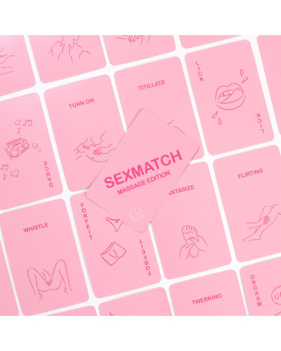 Jeu de cartes Sexmatch massage edition 