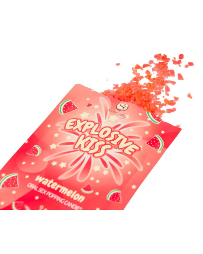 Bonbons sucre pétillant Explosive kiss Pastèque 9g 
