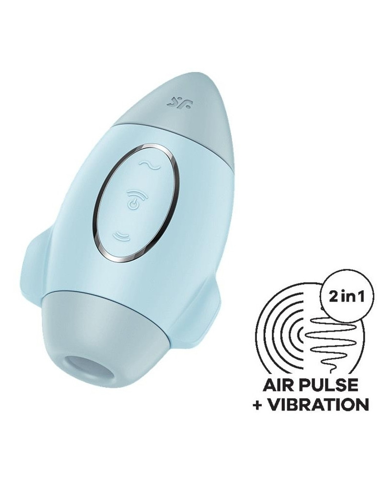 Stimulateur de clitoris Mission Control Bleu 
