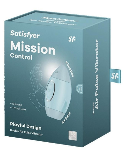 Stimulateur de clitoris Mission Control Bleu 