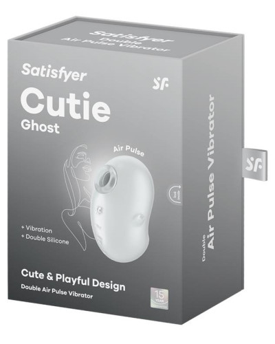 Stimulateur de Clitoris Cutie Ghost Blanc 