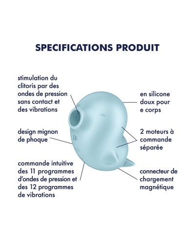 Stimulateur de Clitoris Sassy Seal 