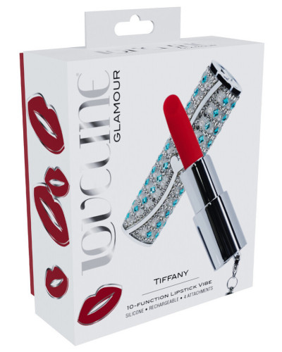 Mini Vibro + 4 embouts Tiffany Bleu 